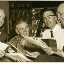 Walter Foy with Three Unidentified Men